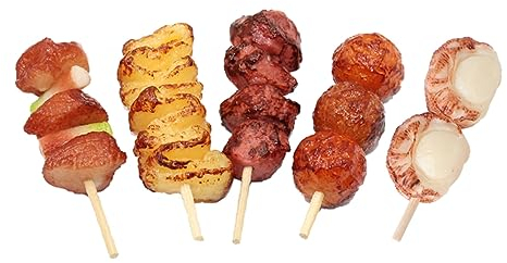 Toyvian 5 Pezzi Simulazione Barbecue Spiedini Giocattolo Per Bambini Giocattoli Per Bambini Decorazioni Per Esterni Fuori Porta Regalo Di Compleanno Per Bambini Piccoli Ragazzi Cucina