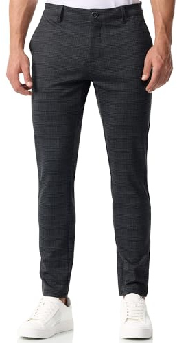 JEFF Herren JFOliver Anzughose Zeitlose Stretch-Stoffhose mit 4 Taschen | Elegante Anzughose mit Stretch und hoher Bewegungsfreiheit, Herrenhose, Stoffhose, Businesshose, Freizeithose für Männer