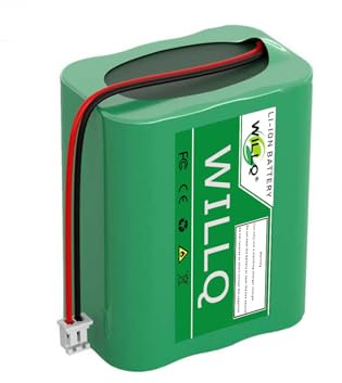 WILLQ 3,7 Volt Lithium-Akku, große Kapazität, 3,7 V, 12000 mAh, 13800 mAh, wiederaufladbarer Ersatz-Li-Ionen-Akku für elektrische Geräte, Backup-Batterie