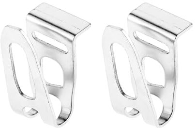 Yetaha 2PCS Belt Clips for Makita with Screws, Stainless Steel Electric Drill Belt Hook Clips 346449-3 Compatible with Makita BDA350, BDF343H, BDF451, BDF451Z, BDF452, BDF452HW, BDF453