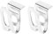Yetaha 2PCS Belt Clips for Makita with Screws, Stainless Steel Electric Drill Belt Hook Clips 346449-3 Compatible with Makita BDA350, BDF343H, BDF451, BDF451Z, BDF452, BDF452HW, BDF453
