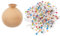 VINTORKY 1 Satz Vase Selber Machen Blumenvase Set Zur Mosaikherstellung Mosaik Pflanzer Materialset Für Mosaikvasen Knospenvase Vasen Terrariennebler Kind Hölzern Patch Glas