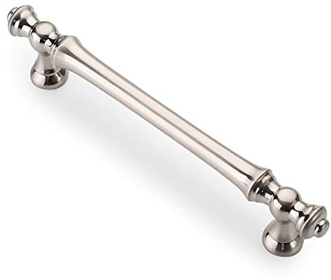 Coinkoly 10 Pack Brushed Satin Nickel Cabinet Pulls 128MM Hole Centers Kitchen Cabinet Handles Kitchen Cupboard Handles UK0001