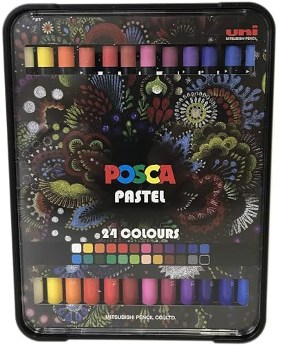 POSCA Set mit 24 Pastellkreiden