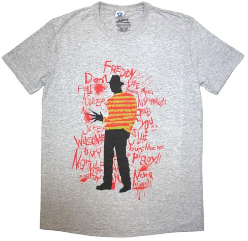 A Nightmare on Elm Street Freddy Scribble T Shirt XXL