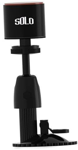 JISADER Mini-Übungs-Drum-Pad, Dumb Drum, stabil, leicht, tragbar für Anfänger, leises Drum-Pad, Schwarz