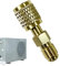 Adattatore Filettato per Bombole di Refrigerante - Adattatore Connessione Porta Pompa Vuoto,Attacco Con Filettatura Inversa, Connettitore Da 6 Mm Per Ricarica Climatizzatori Split