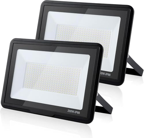 treoir LED Strahler für Außenbereich (2, 3000, Kelvin, 200, Watt) | Außenbeleuchtung, LED-Technologie