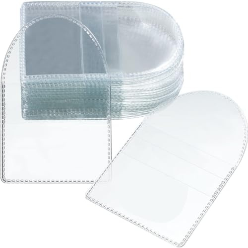 Sefdrert 100Pcs Single Pocket Coin Flip, 2Inch Individual Clear Plastic Sleeves Holders Coin Holder Small Coin Sleeves Easy to Use