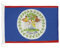 AZ FLAG - Drapeau Belize - 45x30 cm - Pavillon Nautique Bélizien Spécial Bateau Et Extérieur En Maille Bloquée Avec Anneaux Plastiques Intégrés - 30g