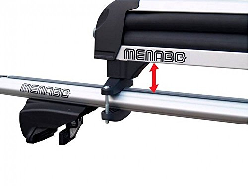 MENABO 000084700000 Verlängerungs Iceberg Skiträger 8-Stück schwarz