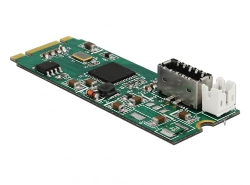 DeLock Konverter m.2 Key B+M Stecker zu 1 x intern USB 3.1 Gen 2 Key A 20 Pin Buchse (63998)