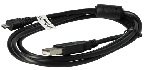 vhbw Câble USB standard type A, 150 cm, compatible avec Nikon CoolPix P50, P5000, P510, P5100, P520, P530, P60, P6000, P7800, P80