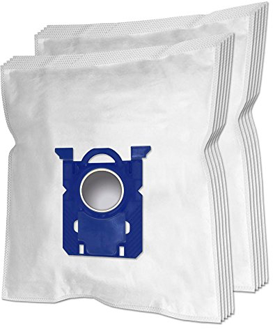 10 Premium Sacs d'aspirateur pour AEG, Electrolux AEL90, Super Pro, E203, ZE335B New Ergospace, AUSG 3901, UltraSilencer ZUS 3375, ErgoSpace ZE 352, AMX - Maximus (Max 5L)