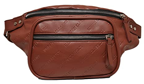 Urban Classics Unisex Gürtel-Tasche Imitation Leather Shoulder Bag Accessoire, Brown