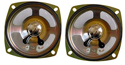 WNJ-TOOL, 2pcs 3 Pulgadas 78 mm Altavoces Impermeables 8 Ohm 5W Mina de carbón Alarma Unidad de Altavoz Cuadrado Transparente Al Aire Libre Audio Altavoz (tamaño : 3)