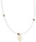 Holibanna Muschelkette Shell Choker Halskette Shell Kette Anhänger Halskette Einstellbare Geflochtene Halskette Hals Schmuck für Frau Geburtstag