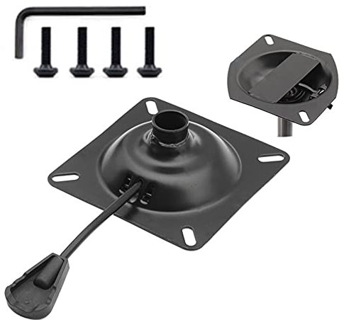 Placa metálica para mecanismo de ajuste de altura de silla de oficina, función basculante, palanca de repuesto con mecanismo de bloqueo para silla de oficina, D3