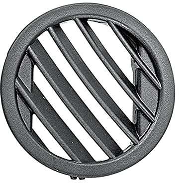 ihreesy Rejilla de Salida del Salpicadero, Cubierta de Salida de Aire Acondicionado para Automóvil Cubierta de Ventilación Redonda Rejilla de Salida de Aire de Coche,Negro Izquierda