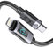 ORICO USB C auf Lightning Kabel, LED Display Schnelles Laden, Hochgeschwindigkeits-Daten¨¹bertragungskabel Kompatibel mit iPhone 13 12 11 Pro Max XS XR X 8 7 Plus AirPods Pro und mehr (1.5m)