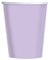 amscan 9915403-212-66 - Vasos de papel reciclables ecológicos para fiestas, color lila pastel, paquete de 8