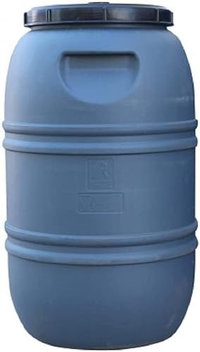 Mugar - Fûts en PVC avec certificat alimentaire - Différentes capacités et fermetures - Fûts de stockage et de transport (220 litres, bouche large et filetage)