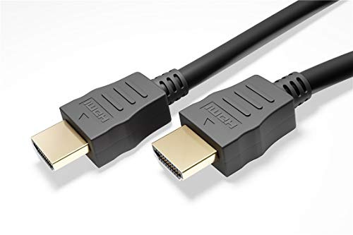goobay 61149 High-Speed HDMI Kabel mit Ethernet / 4K Ultra HD und ARC/für Monitore, PS5 und Xbox / 0,5M