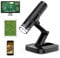 WADEO Microscopio digitale, microscopio portatile 1080P HD 50-1000X, microscopio elettronico con fotocamera da 2 MEGAPIXEL e luce a 8 LED, microscopio USB compatibile con Android/iOS, tablet, computer