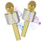 Wireless Karaoke Mic, 2-Pack: Bluetooth & Handheld by Caymuller