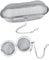 2pcs Ultrasonic Cleaner Baskets, Fine Mesh Stainless Steel Parts Cleaning Basket with Lock, Jewelry Steam Cleaner Basket Small Parts Washing Basket for Jewelry, Watch Parts (2 Styles)