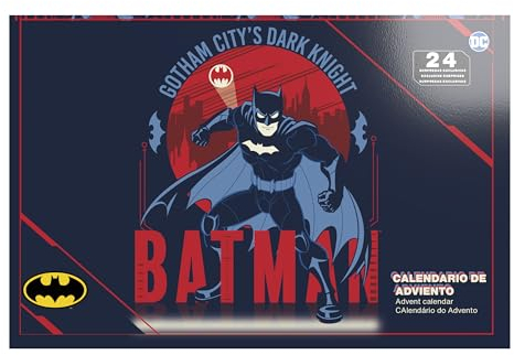 CYP Brands Batman Adventskalender, Kalender, Geschenke, Weihnachten, Blau, offizielles Produkt