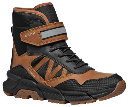 GEOX JUNIOR J FLEXYPER PLUS BOY SNOWBOOTS TOBACCO/BLACK 28_EU