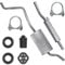 Polmo Schalldämpferset Auspuffanlage Auspuff für VW Polo 2 II 86C 1984-09/1990 1.0 1.3 D