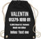 Turnbeutel Rucksack - Karneval Accessoire Fasching - Dschungelcamp Outfit Dschungel Camp Kostüm I Ich bin ein Star holt mich hier raus Kostüm - Unisize - Schwarz - karnevals jungle faschings name