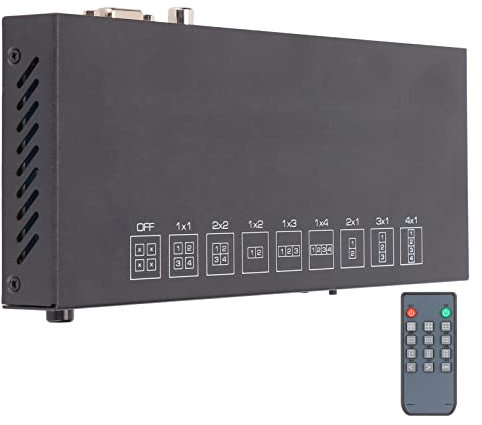 Giuntatrice Video con Interfaccia Multimediale HD a 4 Porte, Controller per Video Wall LED Ad Alta Definizione, Giunzione per Schermi di Grandi Dimensioni, Plug and Play, 4K a 30