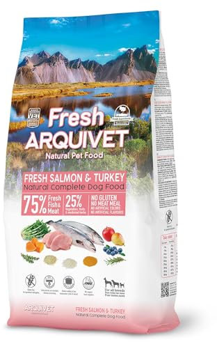 Arquivet Fresh Salmon & Turkey 10 Kg Pienso semihúmedo de salmón y Pavo