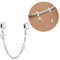 Purhole Sicherheitskette für Armband,Komfortkette Armband Sicherheitskette charms blume Charms Silber 925 Clip Stopper