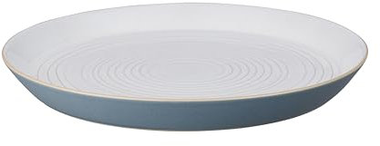 Denby Impression Blue Spiral Dinner Plate