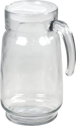 Clear Thick Transparent Glass Jug Serving Table Decanter (Dalia 1.5L)