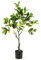 RELAX4LIFE Citronnier Artificiel, Plante Artificielle Citronnier 80cm/120cm/160cm, Faux Citronnier Pré-empoté avec Citrons Simulés et Entretien Facile, Décoration pour Maison Salon Bureau (80CM)