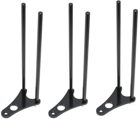 Fegtrtyoa 3X Karpfenangeln Snag Bars Aluminiumlegierung für Bissanzeiger Winddicht Anti Falling Snag Bar Karpfenangeln Gerät