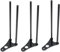 Fegtrtyoa 3X Karpfenangeln Snag Bars Aluminiumlegierung für Bissanzeiger Winddicht Anti Falling Snag Bar Karpfenangeln Gerät