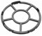 BEBEMOKO Wok Support Rings for Gas Stove Cast Iron Trivet Universal Gas Hob Pot Rack