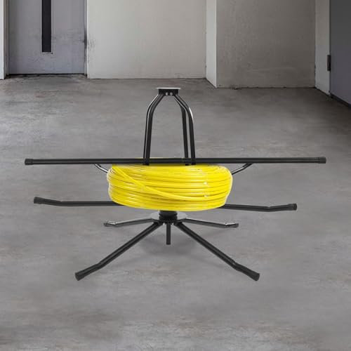 Underfloor Heating Pipe Decoiler, Pipe Reel Decoiler Pipe Straightener for Underfloor Heating, Max. Load 200 KG Pipe Decoiler Cable Decoiler, for Helping Lay and Unfold Pipes