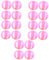 Supvox 5 Sätze Aufblasbarer Wasserball Wasserspielzeug Strandball Aufblasbares Federnd Bälle Im Freien Streichelball Für Zu Hause PVC Rosa 4 Stück * 5