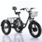 LTdlhFk 3 Speed Electric Tricycle for Adults, 20 Fat Tire Trike,48v/12ah 3 Wheels E-Bicycle with Large Basket,For Shopping Picnic Beach