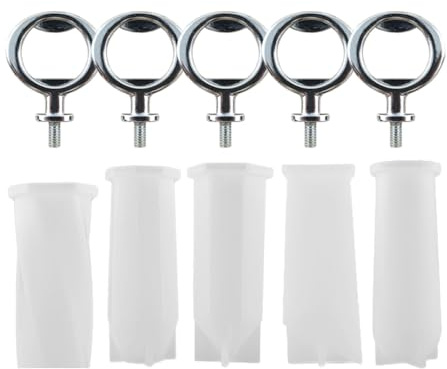 WRITWAA Flaschenöffner Silikonform für Harz Basteln 10 Stück mit Flaschenöffner Griffen Langlebige Transparente Resin Gießform für Selbstgemacht Schmuckguss