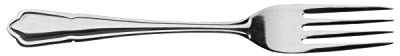 Grunwerg Dubarry Dessert Forks DFDBR, 18/0 Stainless Steel, Set of 12, Durbarry