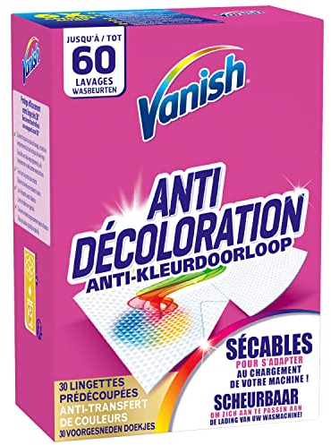 Vanish Lingettes Anti Décoloration - 30 lingettes
