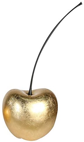 Casablanca - Kirsche - Dekokirsche - Celebration - Keramik - Gold - Höhe 42cm